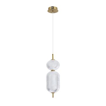 Italux Corado PND-81438-1C-GD Závěsná lampa 1x15W/LED 3000K 1647lm IP20
