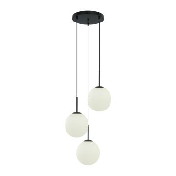Italux Deore PND-5578-3S-BK Závěsná lampa 3x40W/E27 IP20