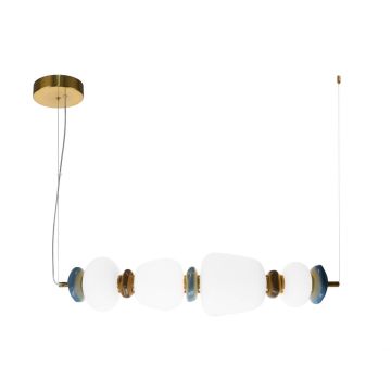 Italux Evans PND-94981-4A-GD Závěsná lampa 1x22W/LED 3000K 2660lm IP20