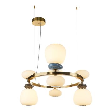 Italux Evans PND-94981-4B-GD Závěsná lampa 1x33W/LED 3000K 3950lm IP20