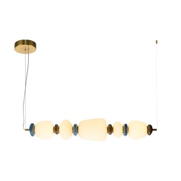 Italux Evans PND-94981-5A-GD Závěsná lampa 1x26W/LED 3000K 2960lm IP20