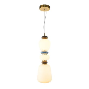 Italux Evans PND-94981V-3A-GD Závěsná lampa 1x19W/LED 3000K 2200lm IP20