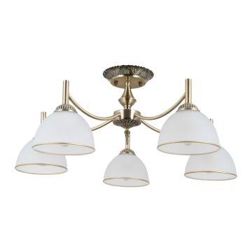 Italux Fener PND-40653-5-ABR-WH Stropní lampa 5x40W/E27 IP20