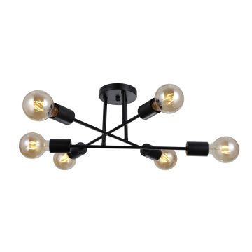 Italux FORMIO PND-4052-6-BL Stropní lampa 6x40W/E27 IP20