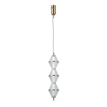 Italux Fuente PND-34395-3V-HBR Závěsná lampa 3x15W/LED 3000K 1108lm IP20
