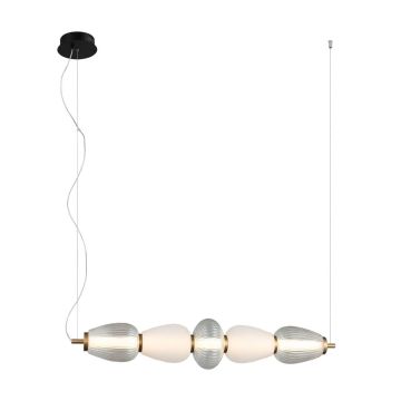 Italux Gastel PND-74937-5-BK Závěsná lampa 1x22W/LED 3000K 1500lm IP20