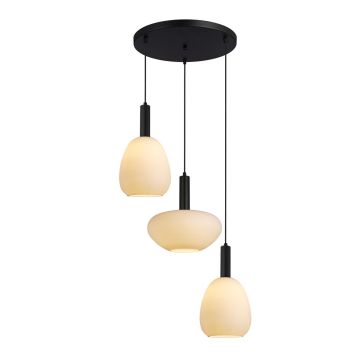 Italux Gater PND-23541-3-BK-OP Závěsná lampa 3x40W/E27 IP20