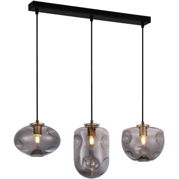 Italux HATELLA PND-112038-3-BRO+SG Závěsná lampa 3x40W/E27 IP20