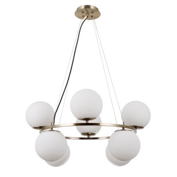Italux LAROSA PND-33453-4-4-ABR Závěsná lampa 8x5W/E27 IP20