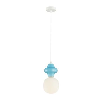 Italux Latera PND-94331-1S-BLU Závěsná lampa 1x40W/E14 IP20