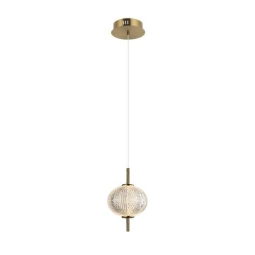 Italux Lazie PND-29038-1-GD Závěsná lampa 1x5W/LED 3000K 500lm IP20