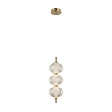 Italux Lazie PND-29038-3-GD Závěsná lampa 3x13W/LED 3000K 1300lm IP20