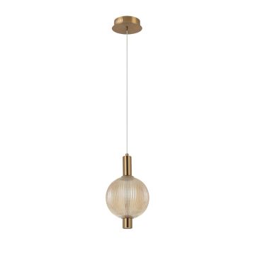 Italux Lenti PND-83631-1-AB-AMB Závěsná lampa 1x7W/LED 3000K 553lm IP20