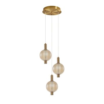 Italux Lenti PND-83631-3-AB-AMB Závěsná lampa 1x18W/LED 3000K 1340lm IP20