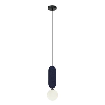 Italux Lorenzo PND-59815-1-BLU Závěsná lampa 1x25W/G9 IP20