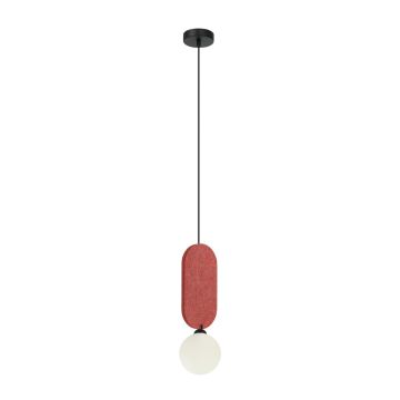 Italux Lorenzo PND-59815-1-RED Závěsná lampa 1x25W/G9 IP20