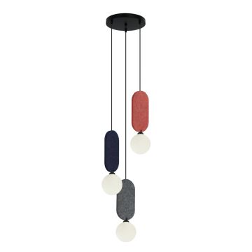 Italux Lorenzo PND-59815A-3-MLTI Závěsná lampa 3x25W/G9 IP20