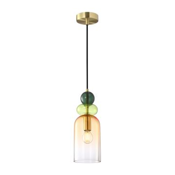 Italux Manso PND-37462C-MC-GD Závěsná lampa 1x40W/E14 IP20