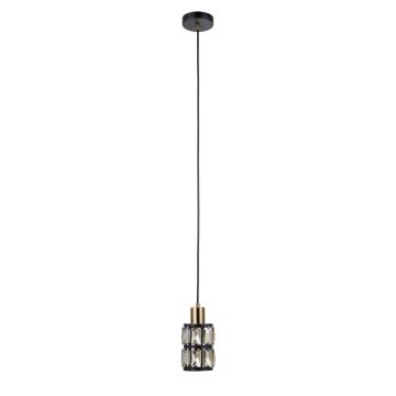 Italux Menfi PND-44236-1-BK-GD Závěsná lampa 1x40W/E27 IP20