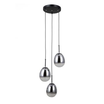 Italux Meolo PND-40825-3-BK Závěsná lampa 3x40W/E14 IP20