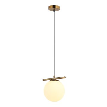 Italux MERSETA PND-463321L-BRO+W Závěsná lampa 1x40W/E14 IP20