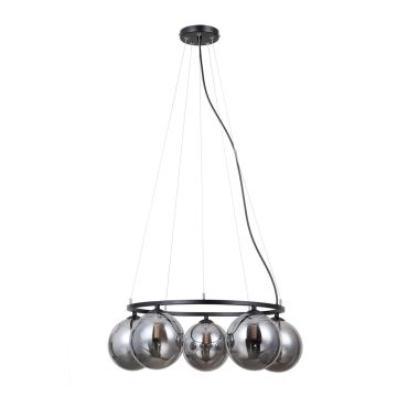 Italux Molite PND-1098-5R-BK Závěsná lampa 5x5W/G9 IP20
