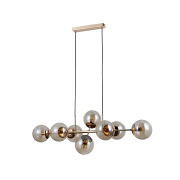 Italux Molite PND-1098-8-GD Závěsná lampa 8x5W/E14 IP20