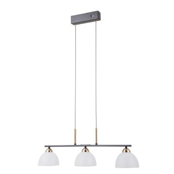 Italux Montiela PND-34374-3-BK Závěsná lampa 3x15W/LED 3000K 772lm IP20