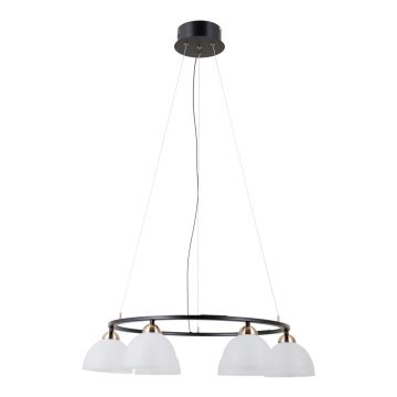 Italux Montiela PND-34374-6-BK Závěsná lampa 6x30W/LED 3000K 1544lm IP20