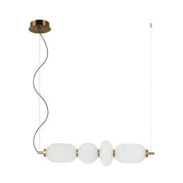 Italux Nico PND-8545-4H-AB-WH Závěsná lampa 1x18W/LED 3000K 1925lm IP20