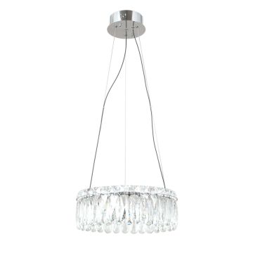 Italux Nosta PND-34364-2-CH-CL Závěsná lampa 1x24W/LED 3000K 1973lm IP20