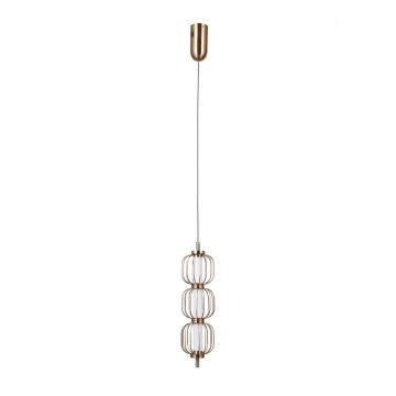 Italux Pedro PND-34405-3V-HBR Závěsná lampa 3x12W/LED 3000K 764lm IP20