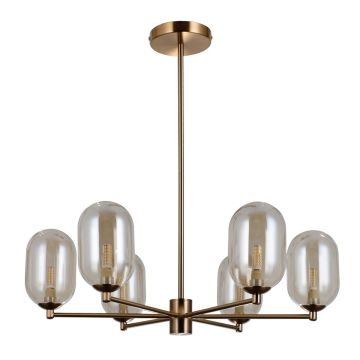 Italux PERANO PND-4215-6-HBR Závěsná lampa 6x5W/G9 IP20