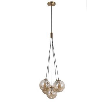 Italux PERLOS PND-54456-5-HB-AMB Závěsná lampa 5x5W/G9 IP20