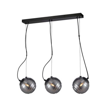 Italux Perona PND-92389-3L-BK Závěsná lampa 3x40W/G9 IP20