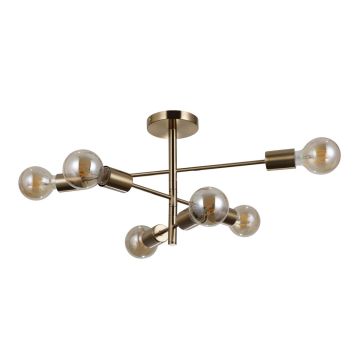 Italux PIANSI PND-4025-6-HBR Závěsná lampa 6x40W/E27 IP20