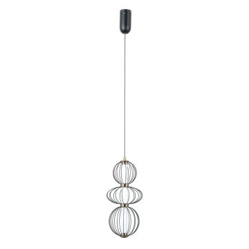 Italux Rabel PND-344221-3V-BK Závěsná lampa 3x10W/LED 3000K 713lm IP20