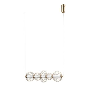 Italux Rabel PND-344221-5-HBR Závěsná lampa 5x18W/LED 3000K 1116lm IP20