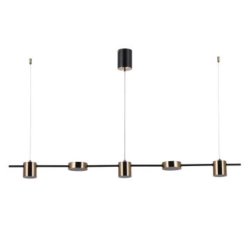 Italux REMDAL PND-16374-5-BK-3K Závěsná lampa 30W/LED 3000K 2300LM IP20