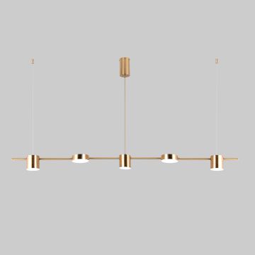 Italux REMDAL PND-16374-5-COP-GD-4K Závěsná lampa 30W/LED 4000K 2300LM IP20