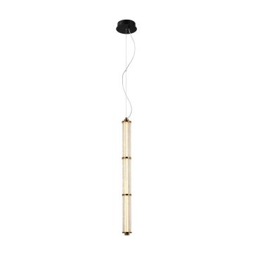 Italux Sanpo PND-26384-3V-GD-CL Závěsná lampa 1x9W/LED 3000K 780lm IP20