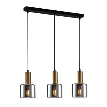 Italux SANTIA PND-65342-3-BRO+SG Závěsná lampa 3x40W/E27 IP20