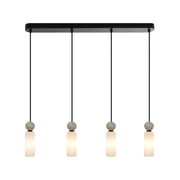Italux Santos PND-95331-4-BK Závěsná lampa 4x40W/G9 IP20