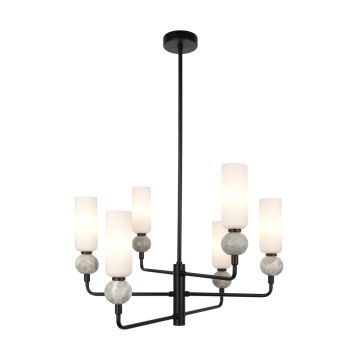 Italux Santos PND-95331-6-BK Stropní lampa 6x40W/G9 IP20
