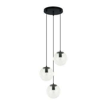 Italux Sarpo PND-58867-3S-BK Závěsná lampa 3x40W/E27 IP20