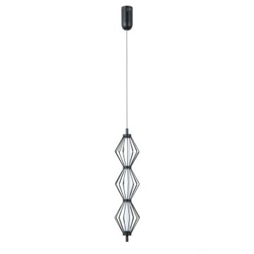 Italux Sevil PND-34403-3V-BK Závěsná lampa 3x15W/LED 3000K 1068lm IP20