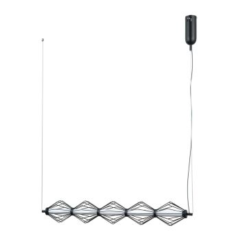 Italux Sevil PND-34403-5-BK Závěsná lampa 5x25W/LED 3000K 1288lm IP20