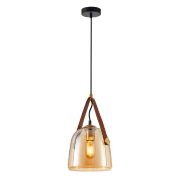 Italux Solta PND-24342-1-BK-AMB Závěsná lampa 1x40W/E27 IP20