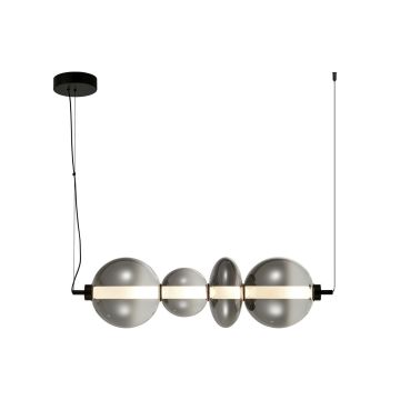 Italux Sonte PND-24352-36W-BK-SG Závěsná lampa 1x36W/LED 3000K 4425lm IP20