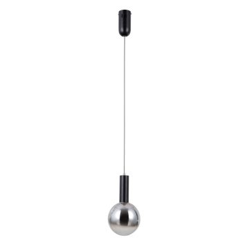 Italux Strela PND-34378-1S-BK Závěsná lampa 1x5W/LED 3000K 459lm IP20